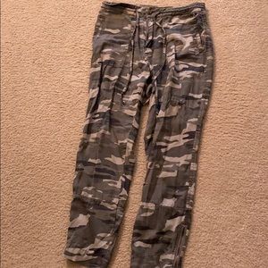 High waisted camo pants
